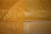 Self-Color Georgette Saree – Golden Yellow