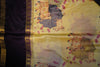 Premium Crepe Silk Saree – Yellow Saree with Pichwai Digital Print and Black Contrast Border