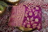 Banarasi Silk Saree – Self Color purple
