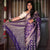 Banarasi Silk Saree – Violet (Self Color)