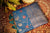 Premium Viscose Silk Saree – Teal Blue Self Saree with Allover Digital Print